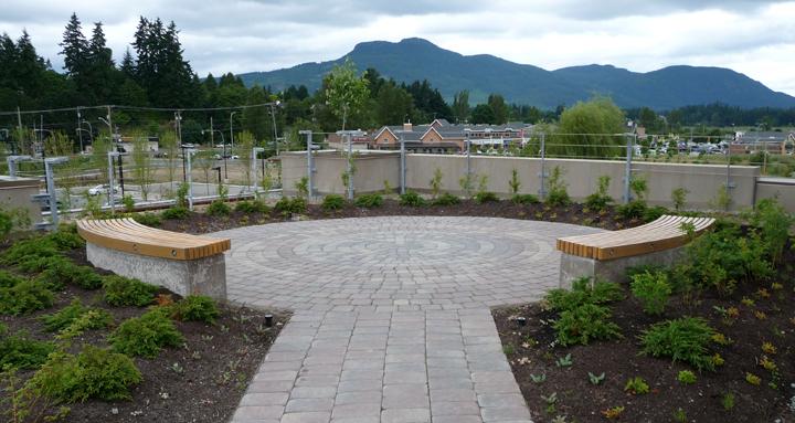 Over 90% of the roof at the Cowichan Campus is a green roof. Over 90% of the roof at the Cowichan Campus is a green roof.